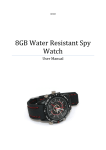 8GB Water Resistant Spy Watch