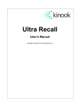 Ultra Recall Help