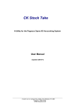 CK StockTake manual