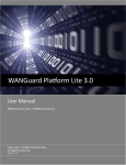WANGuard Platform 3.0 Lite User Manual