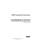 ARM Laboratory Exercises For the ARM Evaluator