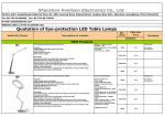 Quotation of Eye-protection LED Table Lamps