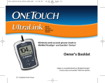 OneTouch UltraLink Owners Booklet