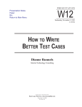 PDF - How To Write Better Test Cases