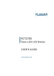 Planar PCT2785 User Manual