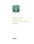 SMART Table 3.1 software and SMART Table Toolkit 2.6 User`s Guide