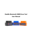 iSaddle Bluetooth OBDII Scan Tool User Manual