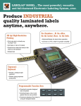 LABELlab® 9600Ki product brochure