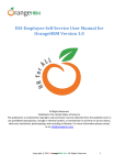 ESS-Employee Self Service User Manual for OrangeHRM Version 3.0