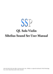 QL Solo Violin Sound Set User Manual