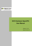 G510 Hardware OpenCPU User Manual