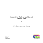 ETEC Assembler Reference Manual