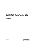 LabVIEW DataPlugin SDK User Manual