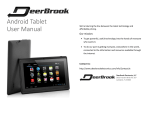 Android Tablet User Manual