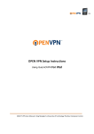 How to set up Open VPN using GuizmOVPN for iPad