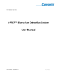 t-PREP™ Biomarker Extraction System User Manual