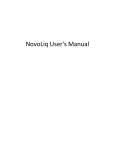 NovoLiq User`s Manual