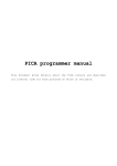 PICA programmer manual