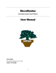 MicroMonitor User`s Manual