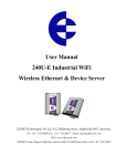 User Manual 240U-E Industrial WiFi Wireless