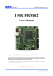 USB-FRM02 User`s Manual