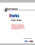 iForks Order Picker User Manual
