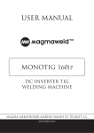 Monotig 160ip User Manual.cdr