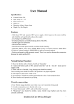 20A ESC Manual