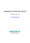 Industrial Secure Router User`s Manual