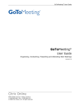 Citrix GoToMeeting User Guide