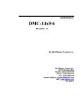 DMC-1415/1416/1425 USER MANUAL