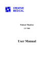 Creative UP-7000 Patient Monitor User Manual