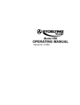 OPERATING MANUAL - Whaley Food Service