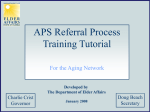 APS Referral Process Training Tutorial