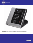 (67 Series) Analogue Telephone User Manual