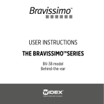 User instrUctions The bravissimo™series