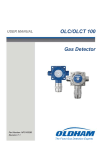 OLDHAM OLCT 100 User Manual - Gas Measurement Instruments Ltd