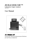 DURALYZER-NIR ™ Laboratory Liquor Analyzer