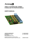 APMC4110 Powered PMC Carrier Standalone PCi