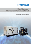 Diesel Generator Operation and Maintenance Manual
