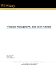 WISekey Managed PKI End-user Manual
