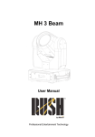 MH 3 Beam User Manual - Audio-luci