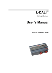 L-DALI User`s Manual