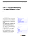AN4453, Smart Card Operation Using Freescale Microcontrollers