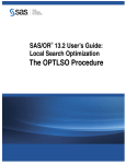 The OPTLSO Procedure