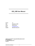 X2S_USB User Manual