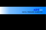 Instrukcja cyfrowe kalibratory ciśnienia Additel