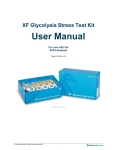XF Glycolysis Stress Test Kit User Manual
