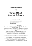 Varian 356-LC Control Software