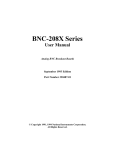 BNC-208X Series User Manual